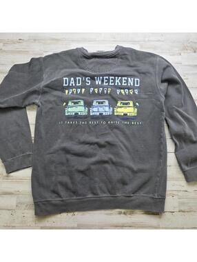 Phi Sigma Sigma Sorority PHI SIG ΦΣΣ "Dad's Weekend" Crewneck Sweatshirt MED